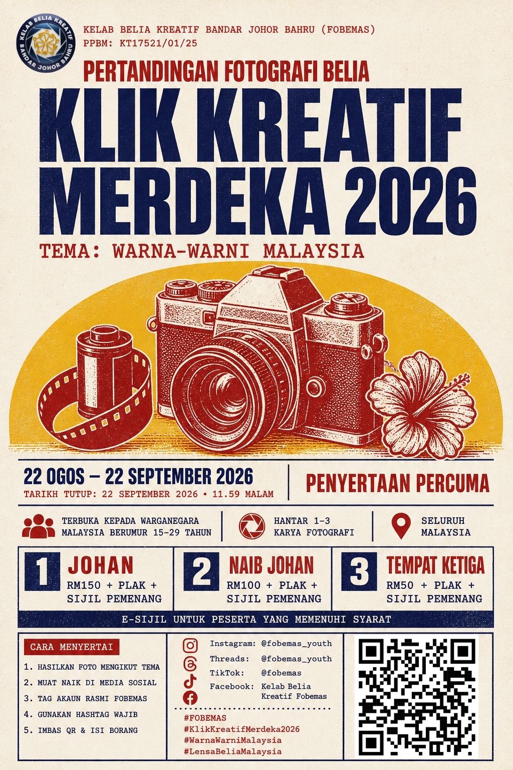 Poster KLIK KREATIF MERDEKA 2026